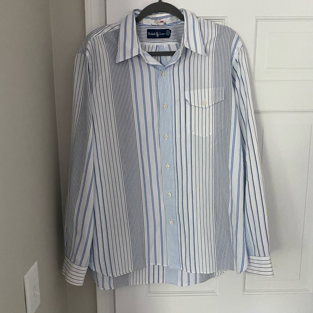 Polo Men’s Button Down Size Large - image 1